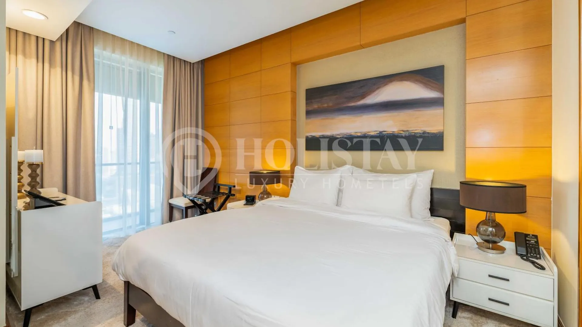 Holistay Luxury Homes - Burj Khalifa View - Direct Access Dubai Mall شقة